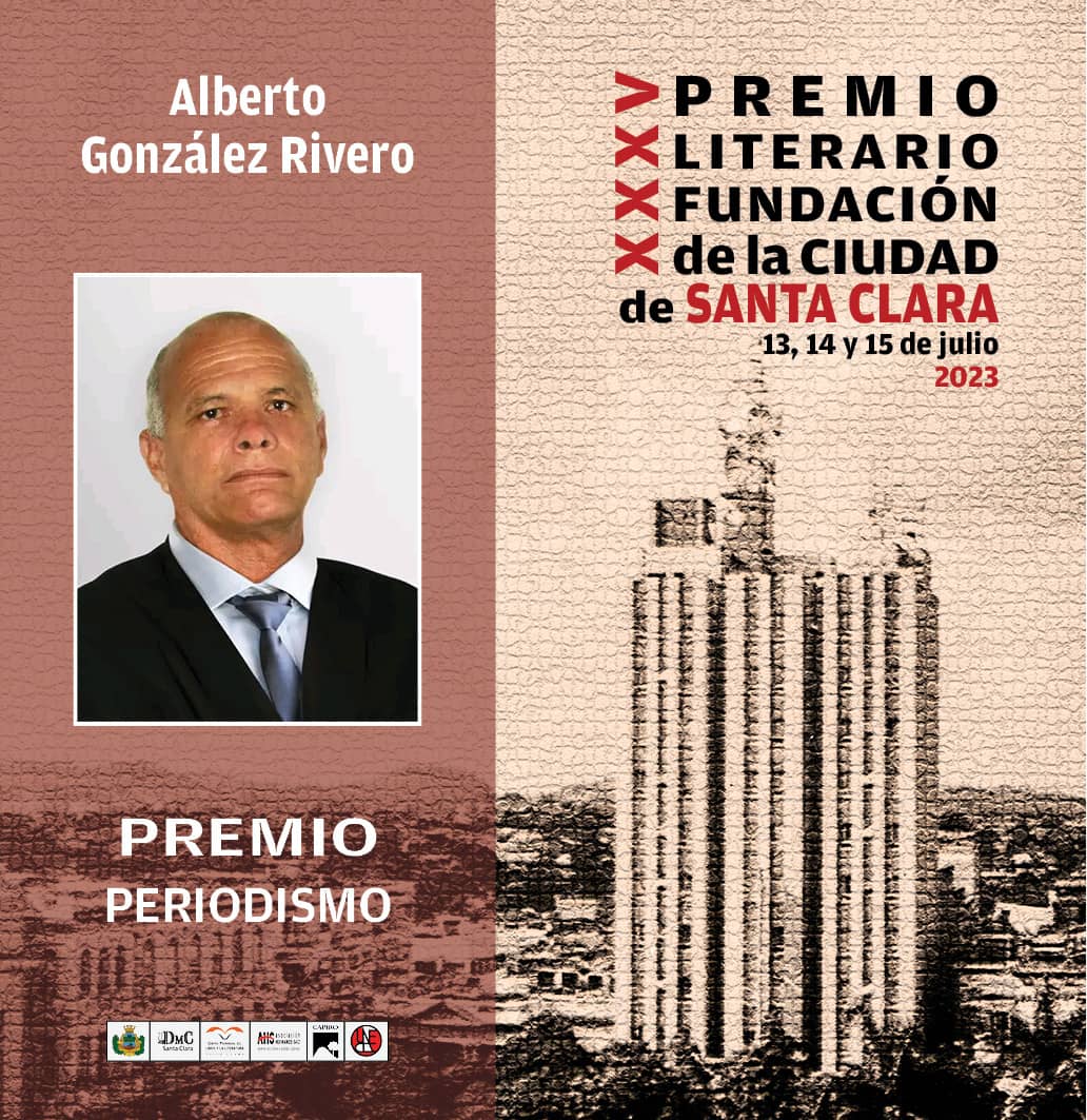 CPLibroVC's tweet photo. Conozca a los ganadores del XXXV Premio Literario Fundación de la Ciudad de Santa Clara.
@50Trabajadores @AlbertoLopezVC @ClaraFcbc @DPCulturaVC @guamovcl @Granma_Digital @PresidenciaCuba @TLcubanacan @TNComunicacion @OmarValinoCedre @CubaCNCC @SergueyPerezP @dmccamaj @radiocmhw https://t.co/3HXaSBH4Kw