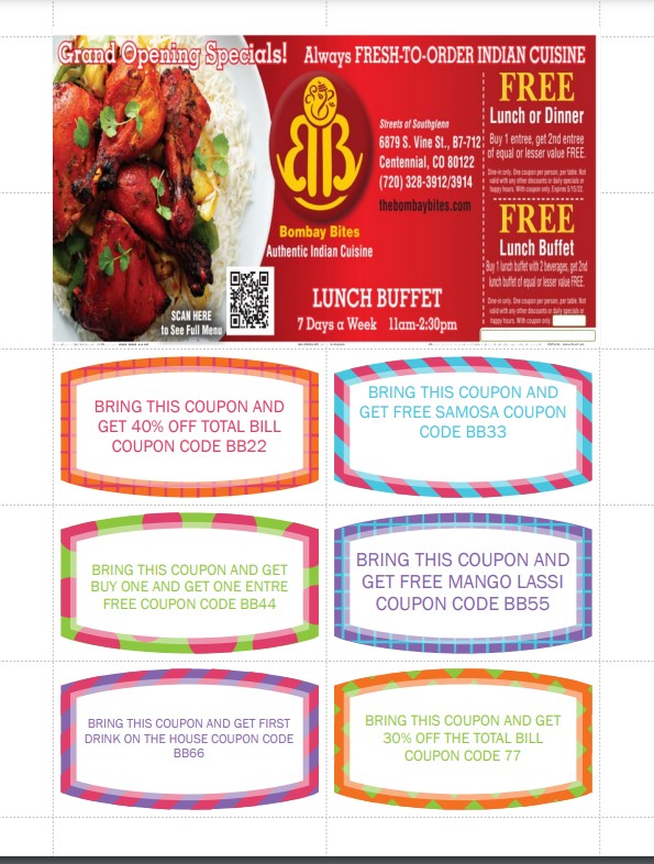 BombayBites1's tweet photo. here is some coupon for food lovers https://t.co/PekDzsVWHq