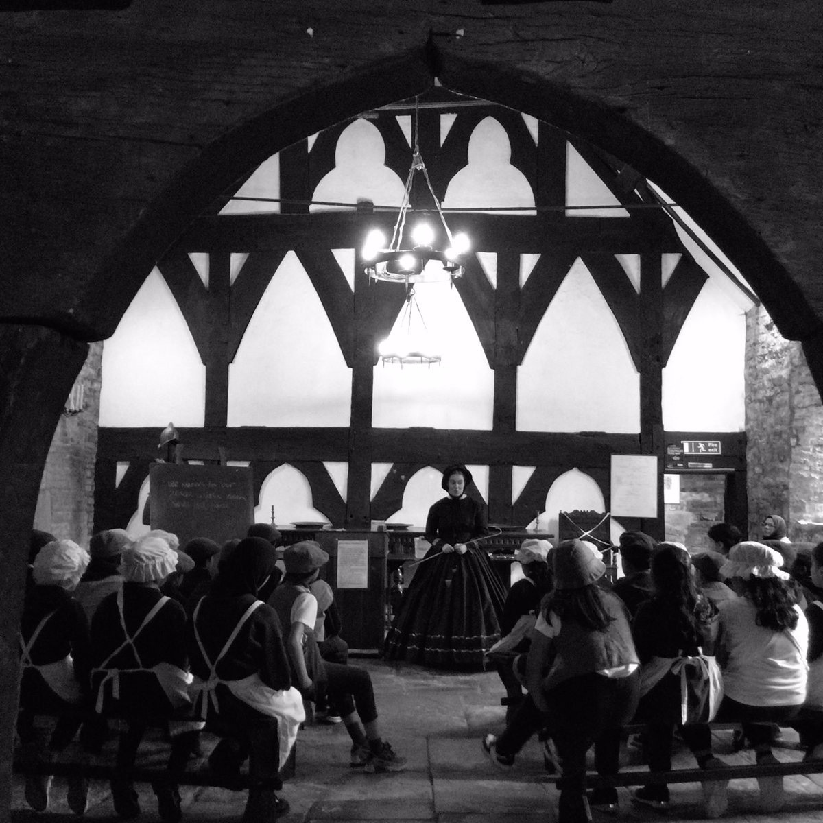 TheValleyBolton's tweet photo. Children should be seen and not heard! 5X went back in time to experience a Victorian school and some of the dangerous, smelly and grimy jobs in history. Luckily, we also had great fun exploring and enquiring! Thanks @BoltonLMS #history #localstudy #Victorians @SmithillsHall https://t.co/YwSzxIyxc0