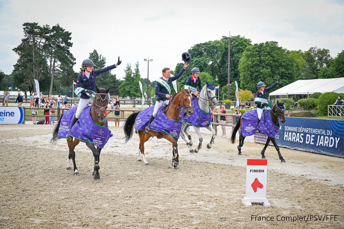 FRA_Equitation's tweet photo. #concourscomplet - Domination française dans le CCIO 4*S au Haras de Jardy !! 🏆🇫🇷 Cette étape à domicile a souri à l'équipe de France, qui a dominé la compétition de bout en bout et s'est imposée en équipe comme en individuel.  💪🐎

🌐  Résumé  ⤵️
https://t.co/A82CTCUKMH https://t.co/TgYWbe898h