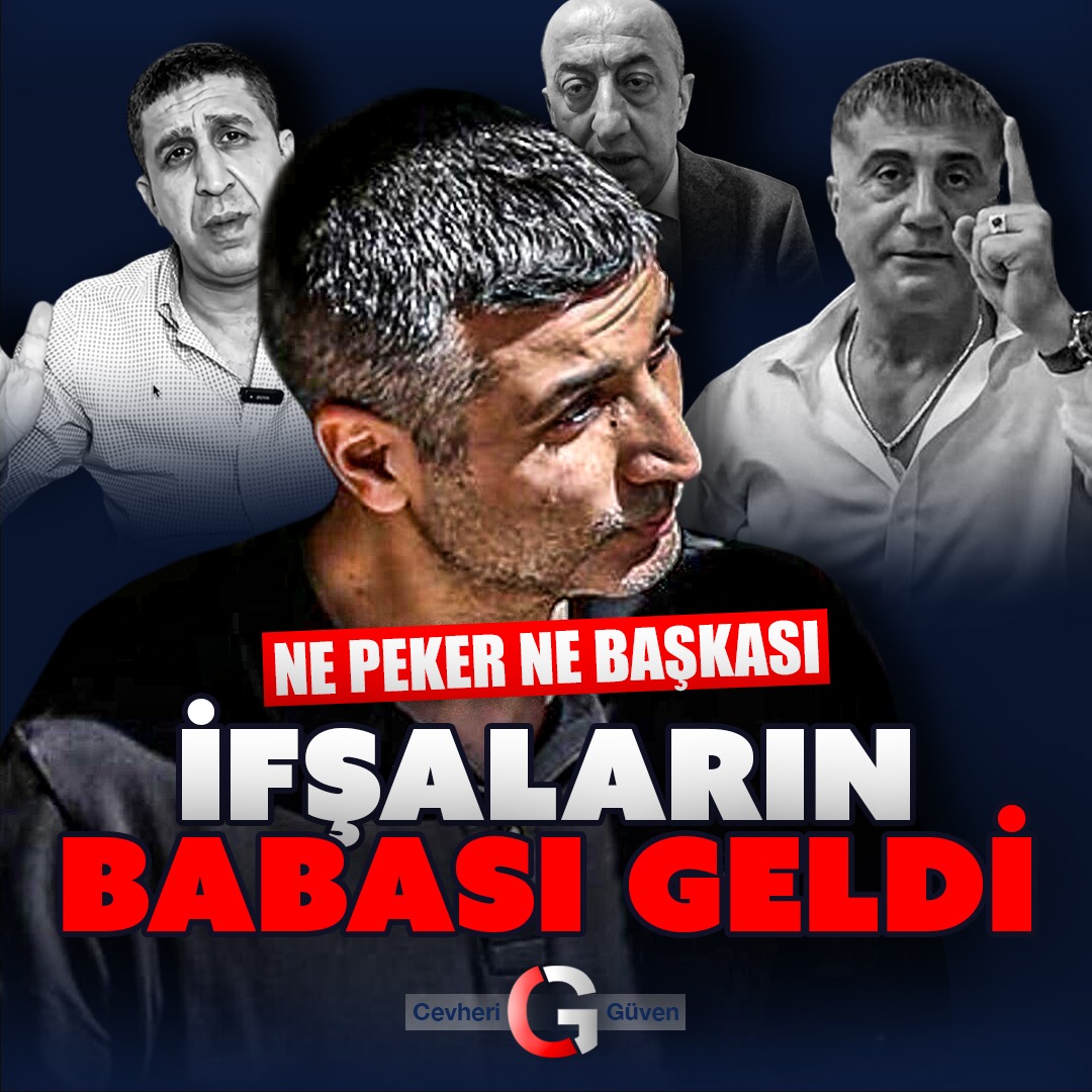 İFŞALARIN BABASI GELDİ...
Peker'i, Yeşildağ'ı, Yakut'u unutun...
youtu.be/6f4UBFZbNlc