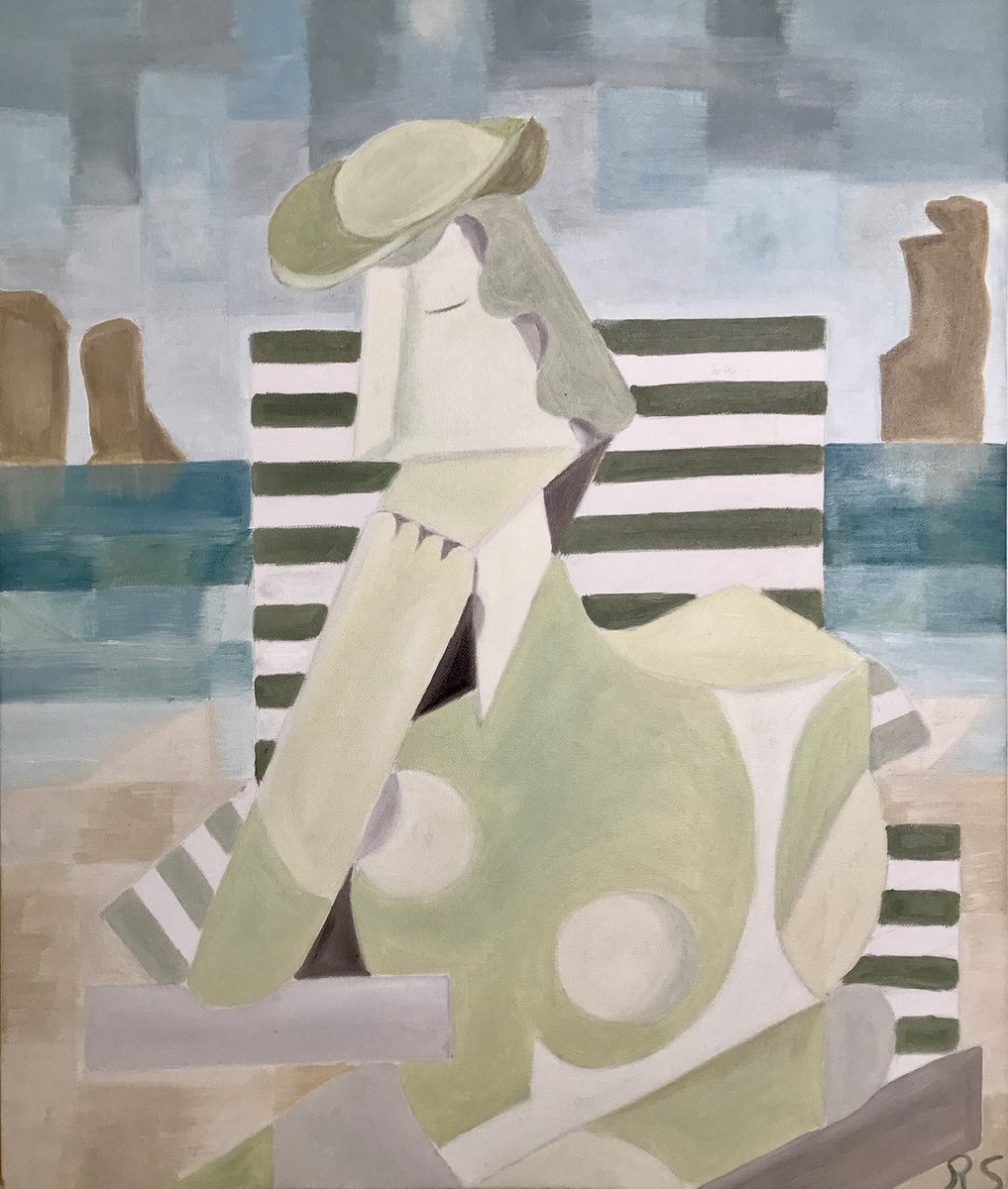 RoccoScarcella7's tweet photo. Happy Sunday ☀️🌞
« La sieste » , oil painting 
We all need an afternoon nap with this heatwave 😴
https://t.co/rHypYPvqUA

#heat #beach #artcommunity #ArtistOnTwitter #artcollector #cubism #ocean #Peaceful #contemporaryartist #Miami #nft #french #happy https://t.co/sybv1d9Nip