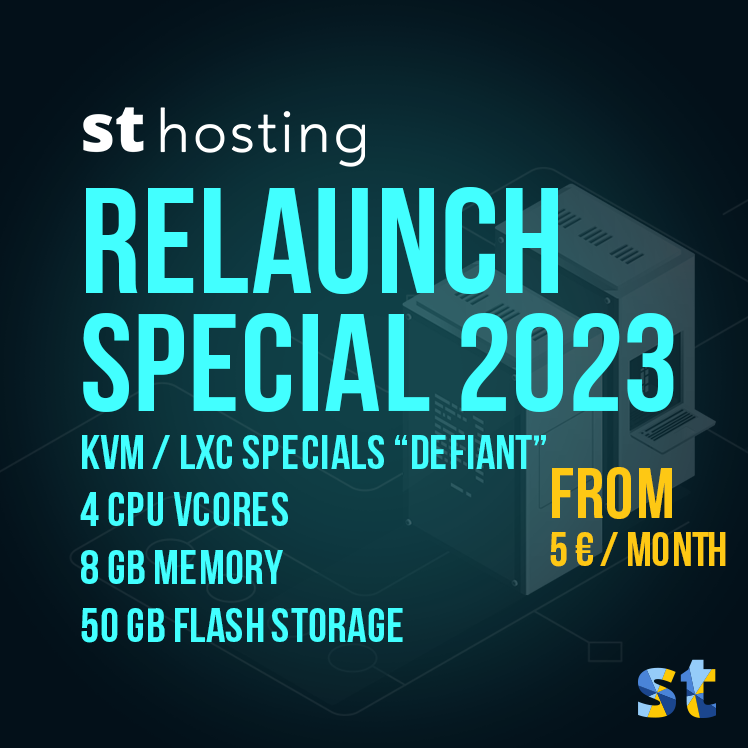 CyberseGmbH's tweet photo. Tauche jetzt mit uns in neue entfernte Galaxien - mit dem Relaunch Special unserer KVM/LXC Server Reihe für nur 5 € im Monat!

👉https://t.co/xczEwFqO67

#sthosting #kvmserver #rootserver #dedicatedserver #serversale #isp #lxcserver #lxc #kvm #server https://t.co/WN07FgKGun