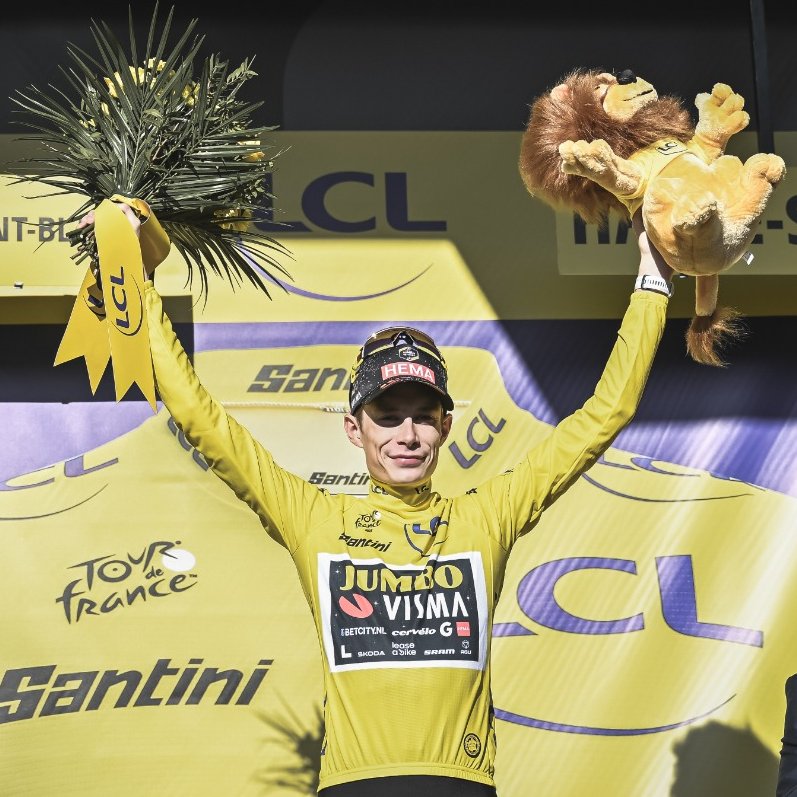 💛 RT & follow for the chance to win a Jonas Vingegaard signed Yellow Jersey with @SANTINI_SMS 💛 RT & follow pour tenter de gagner un Maillot Jaune dédicacé par Jonas Vingegaard avec @SANTINI_SMS #TDF2023