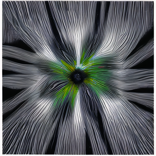 Title: Spider (md1: abstract painting)                #mitsuad1 #AIart #mitsua_ContemporaryArtClub       くも
