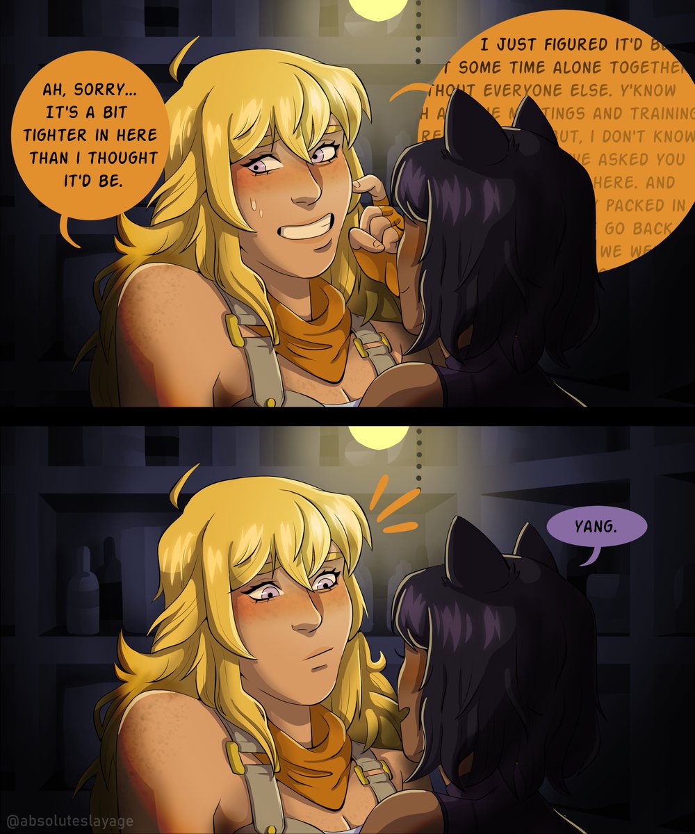 DIVINEVEINS's tweet photo. sometimes a date is in a closet

[ #rwby #bumbleby #GREENLIGHTVOLUME10 ] https://t.co/kYts2HDJZy