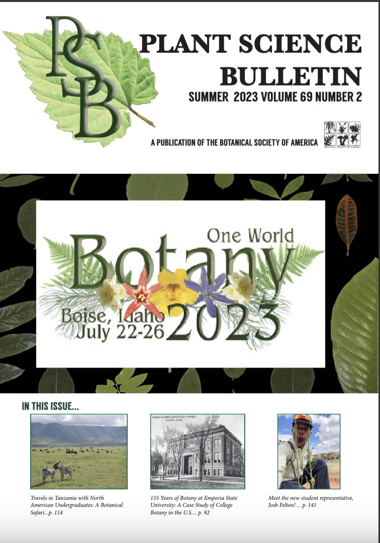Botanical_'s tweet photo. Gearing up for #Botany2023 next weekend? Be sure to check out the latest #PlantSciBull for conference info... and much (MUCH!) more! https://t.co/1oFnH6Bwy7 #botany #iamabotanist https://t.co/04D6cdsD0M