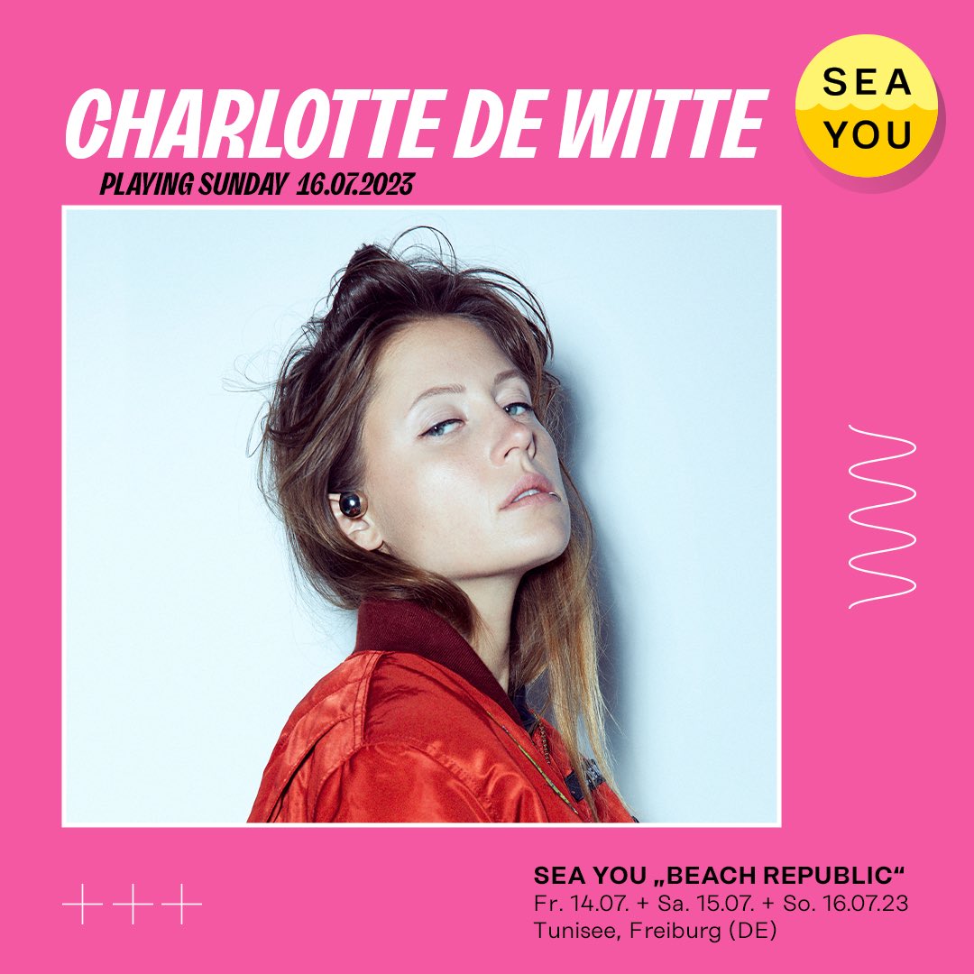 Charlotte de Witte tweet media