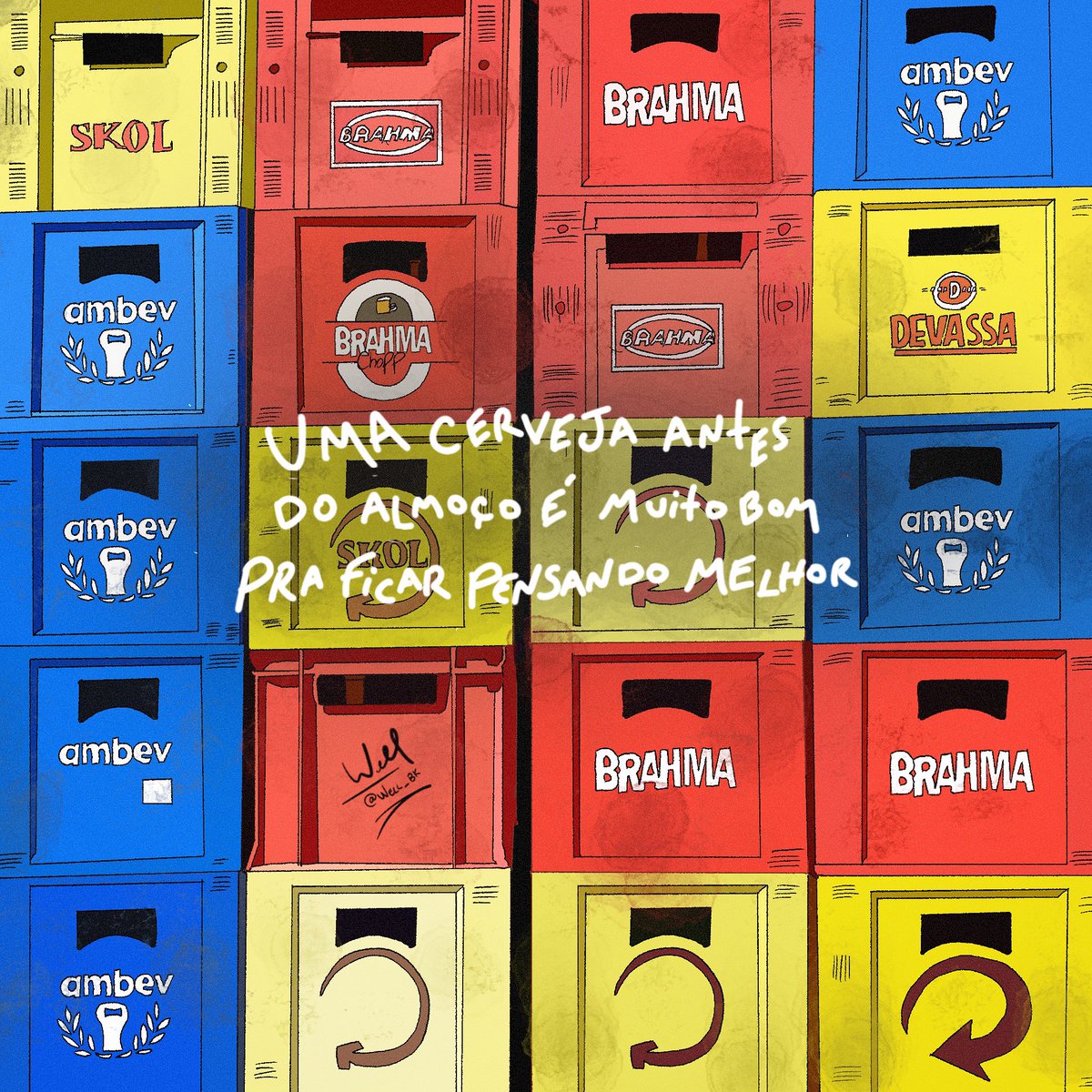 well_bk's tweet image. No caminho é que, se vê a praia melhor pra ficar. Tenho a hora certa pra beber… #chicoscience #nacaozumbi