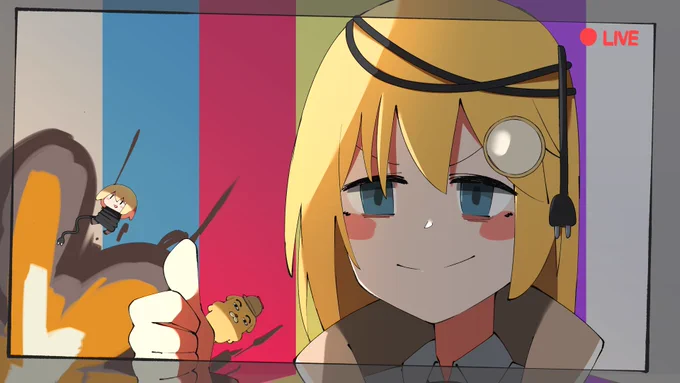 Ame prepares the studio #ameliaRT