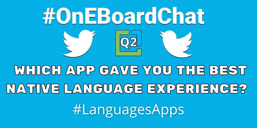 NinaTrankova's tweet photo. Q2: Which App gave you the best native langage experience? #LanguagesApps #OnEBoardChat https://t.co/AJT7IYmZwL