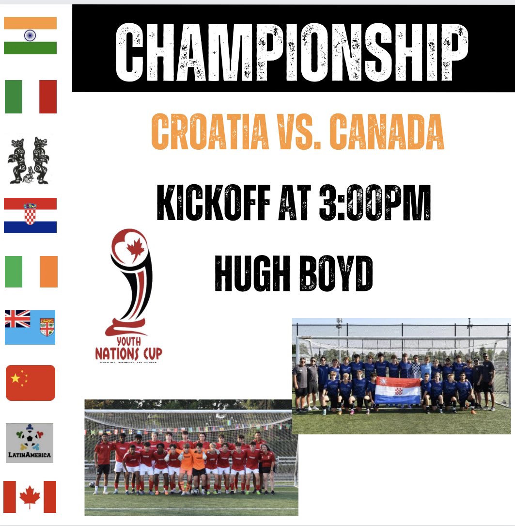 nations_youth's tweet photo. Boys match goes at 3:00!! It’s been a LONG week waiting for this match! See you there! #ync https://t.co/79EICqedWN