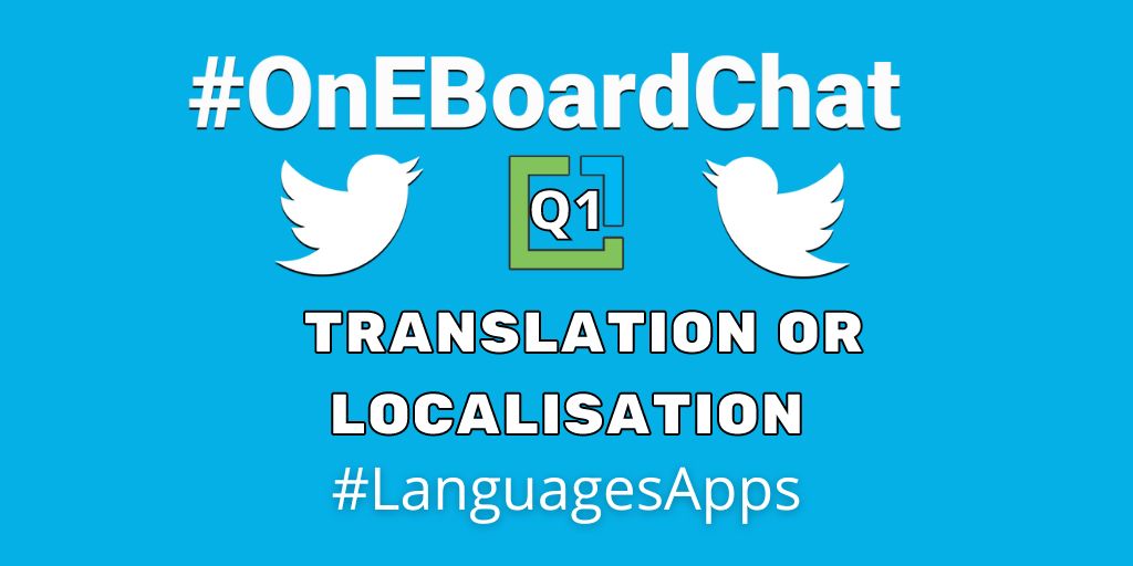 NinaTrankova's tweet photo. Q1: Translation or locatisation?
#LanguagesApps #OnEBoardChat https://t.co/jBjBYnWKpT