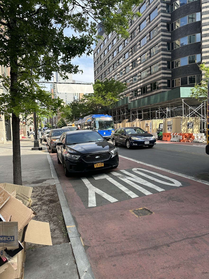 NYC Bike Lanes on Twitter "No bus lane enforcement on Livingston St