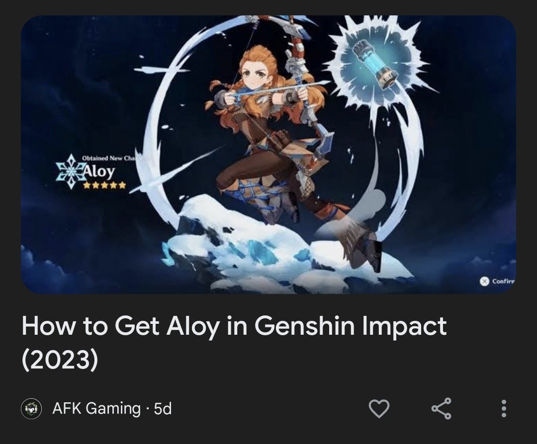 Enviosity's tweet photo. wow I can't wait to read this article to find out how to get this new character in Genshin Impact https://t.co/Vh0nga42nA