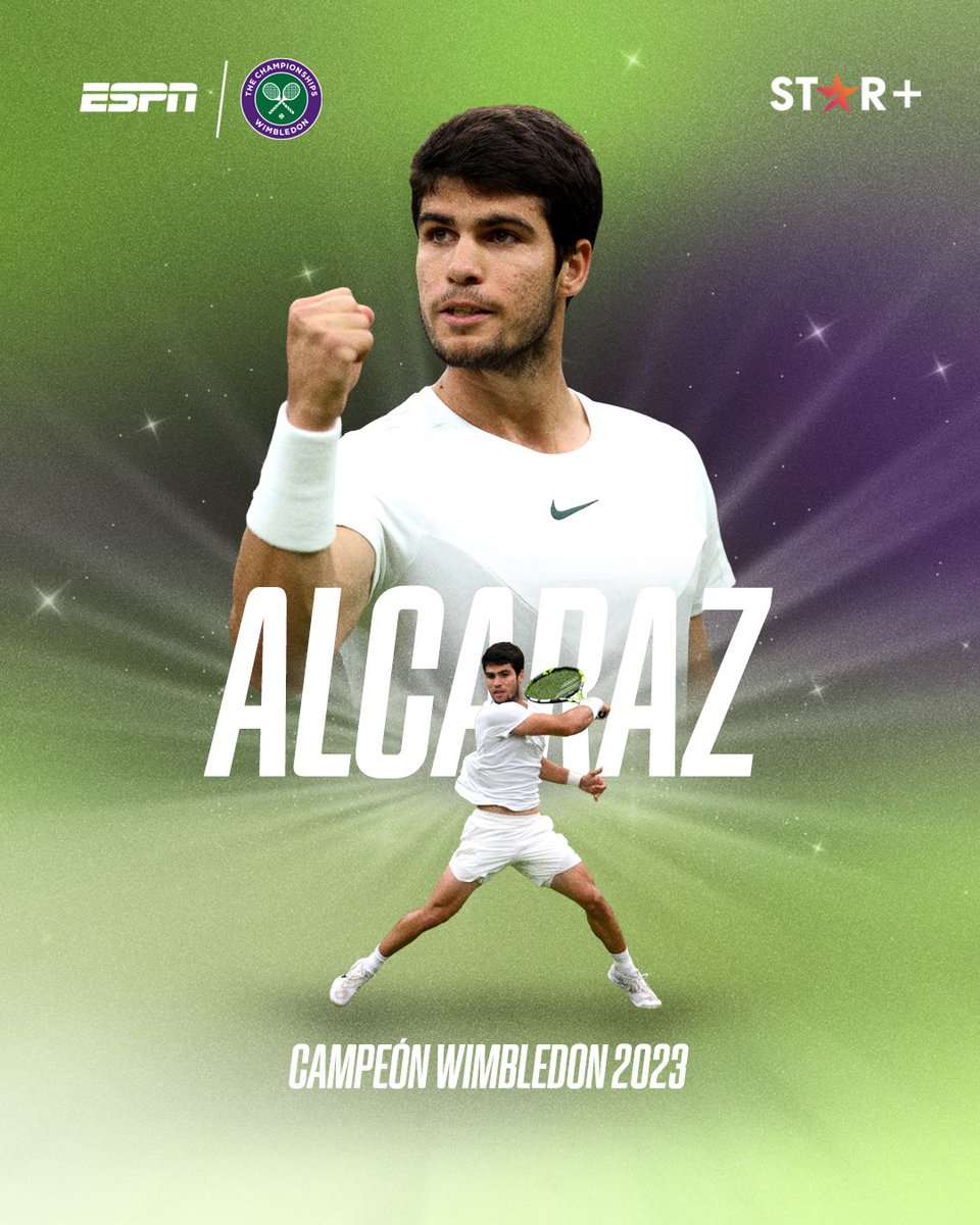 ¡CARLOS ALCARAZ HACE HISTORIA EN EL CÉSPED DE #WIMBLEDON! 🇪🇸🏆🌿