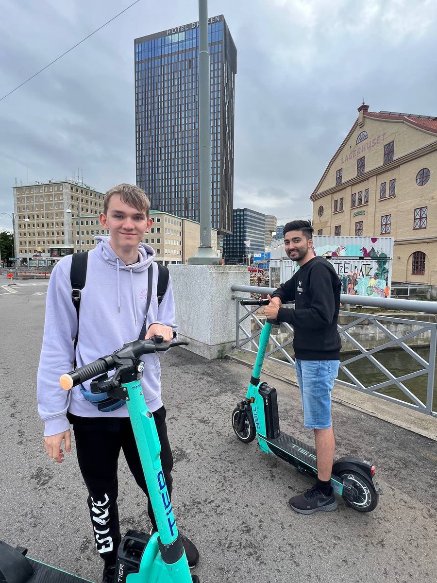 Got to meet <a href="/MelihMegron/">MelihMegron</a> today in Sweden. Thank you for hanging out with us, we had a great time 🫶
