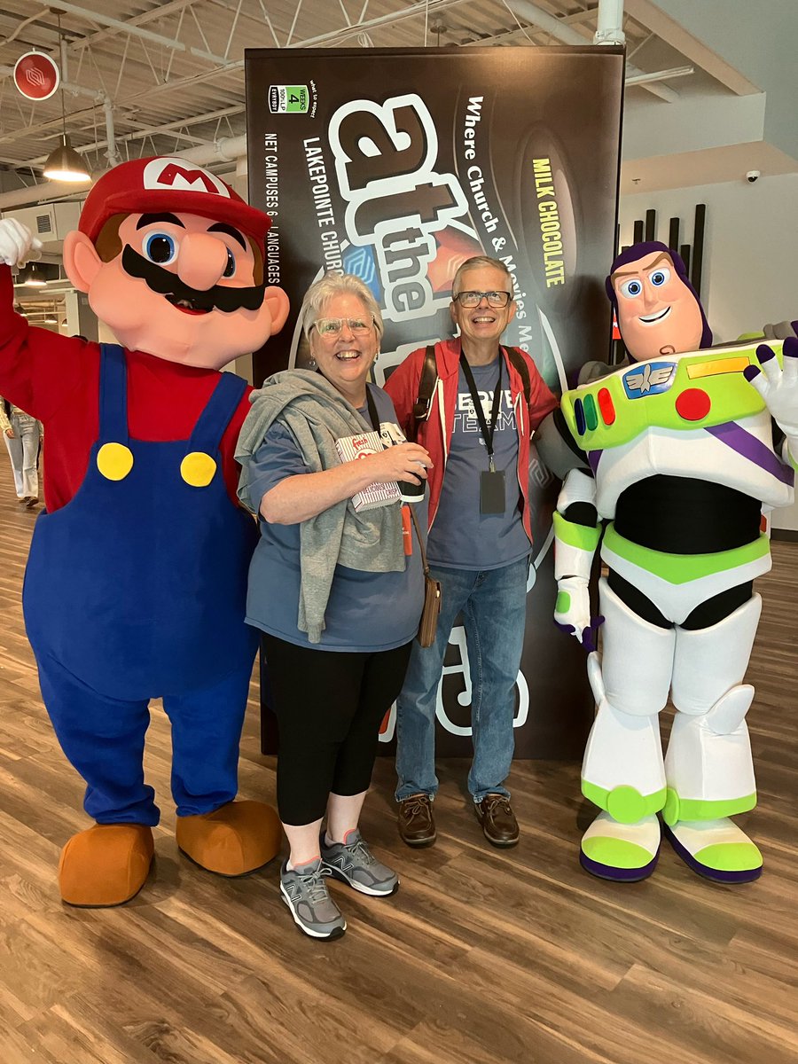 FadnerL's tweet photo. Week 1 - Lakepointe At the Movies! Great message - check it out here and join us online or in person for the next 3 weeks! (Note- the movie in the message does not usually match the characters present at church!)

https://t.co/Q7v7ZXsYHS https://t.co/tQtFlWp9z4
