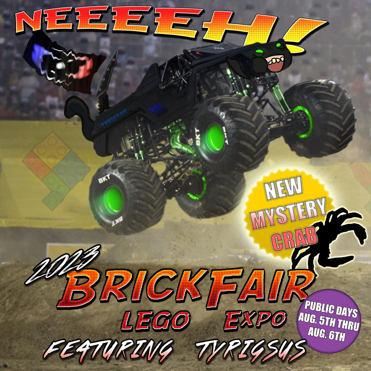 cyb3r_raven's tweet photo. I finished @tyrigsus’s BFVA promotional poster. Credit to her for the idea, I just brought it to life!
#bfva #brickfair #lego #bionicle https://t.co/TtQxHqfVwT