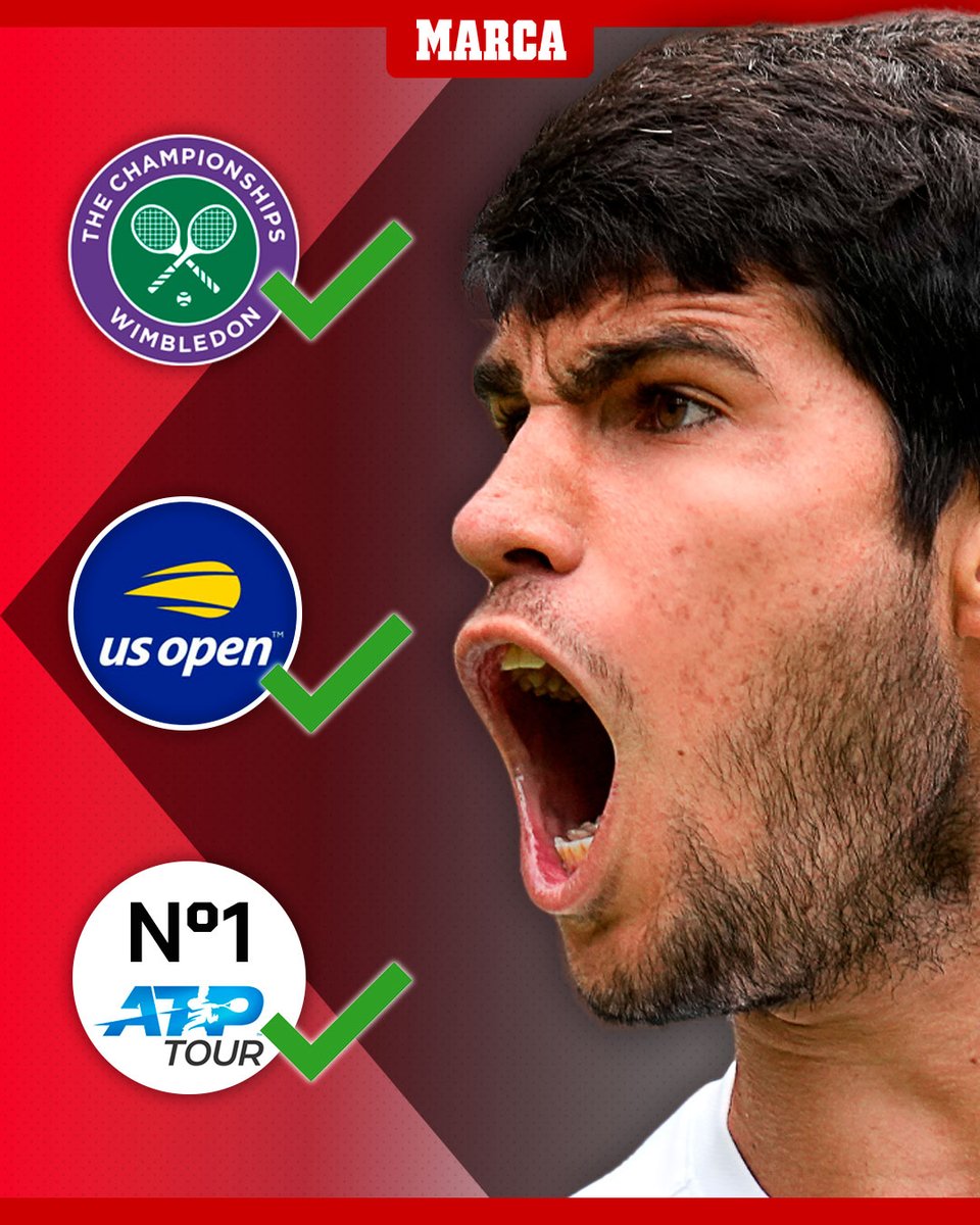 marca's tweet photo. Y sólo tiene 2️⃣0️⃣ añitos... 😎😎

#Wimbledon @carlosalcaraz https://t.co/fpescsqwRl