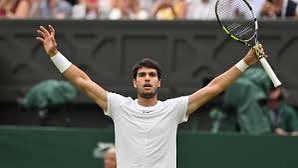 Congratulations to <a href="/carlosalcaraz/">Carlos Alcaraz</a> is he the #messi of the #tennis world?

#WimbledonFinal #Wimbledonmen2023 
#carlosalcaraz #Alcaraz 
#AlcarazDjokovic