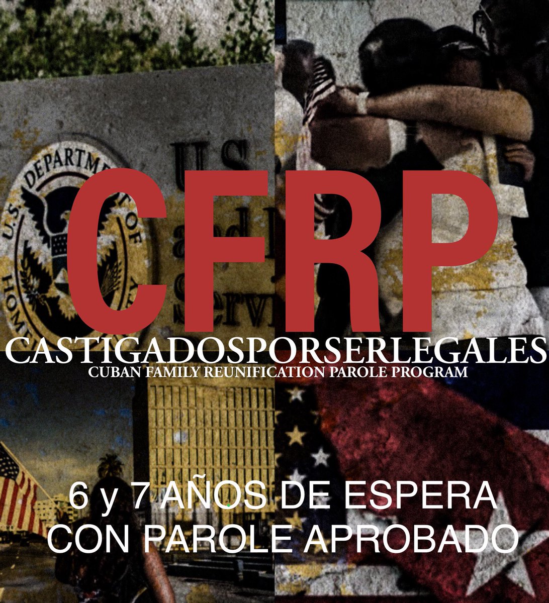 kantarina's tweet photo. Por qué ha sido posible encontrar soluciones ágiles y en línea para otros procesos de Parole y no para los #CFRP? Años de espera x la vía legal, ordenada y pagada. Nuestros peticionarios merecen respuestas.
#castigadosposerlegales @USCIS_es @SecMayorkas @MaElviraSalazar @POTUS https://t.co/b59GvUp8ee