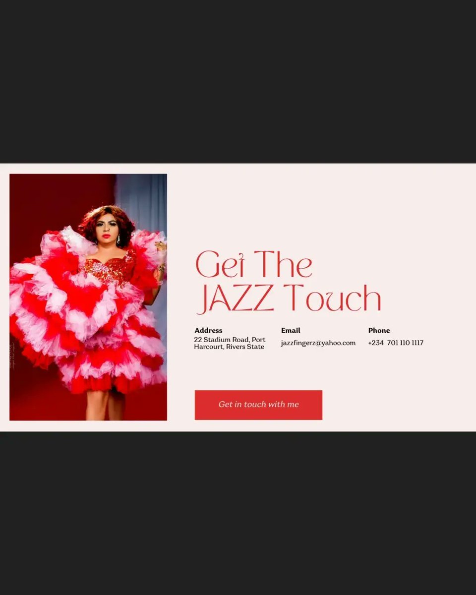 JazzFingerz's tweet photo. A Glimpse into #jazzfingerz portfolio

Slide to view more

#runwayready #phfashion #phc
#fashionweek #fashionweek2023
#portharcourtfashionweek2023 #portharcourtcity #gardencity
#fashionevent #fashionindustry
#jazzfingerz #phfashiondesigners https://t.co/3ZZkqm2t8M