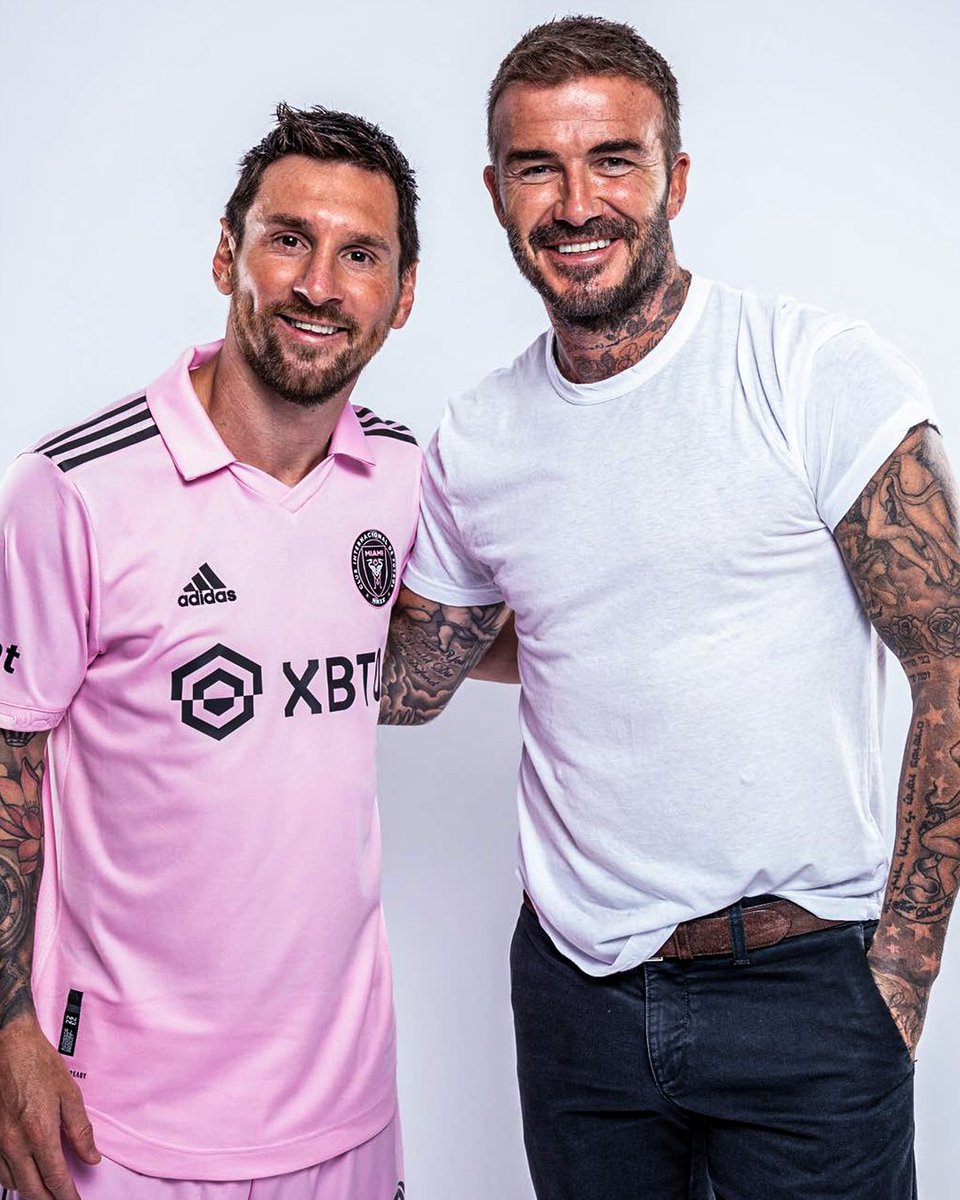 SportyBet's tweet image. Messi x Beckham 🩷

#Messi𓃵 #sundayvibes