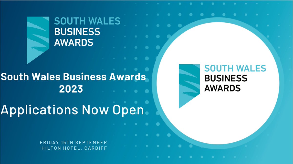 MarketingWS's tweet image. The South Wales Business Awards is pleased to announce that applications for the 2023 South Wales Business Awards are now open

The closing date for applications is Friday 25th August 2023, with nominations announced on Tuesday 29thAugust 2023.

lnkd.in/dRvJaKX