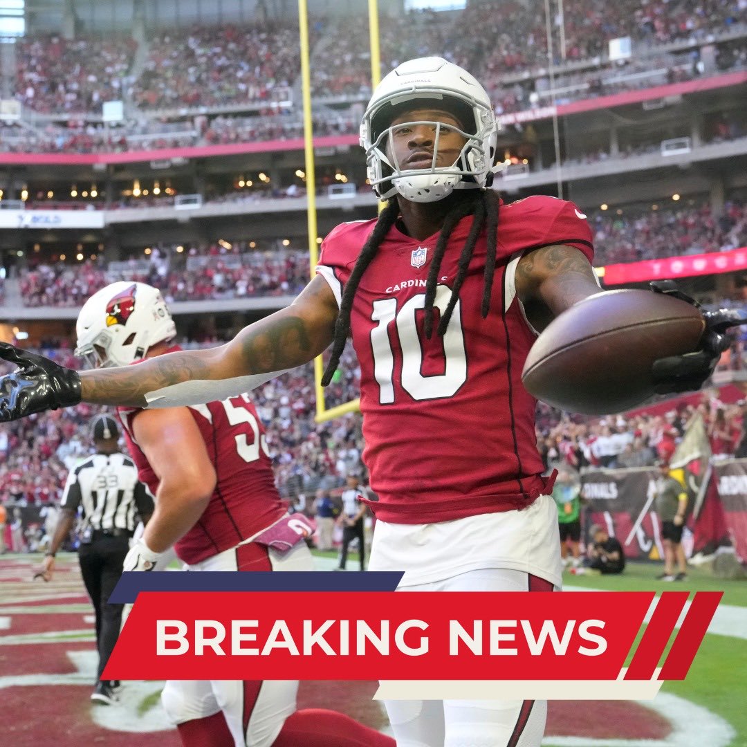 BREAKING: DeAndre Hopkins is expected to sign with the Tennessee Titans, as <a href="/DougKyed/">Doug Kyed</a> first reported.

A big-time weapon coming to Nashville.