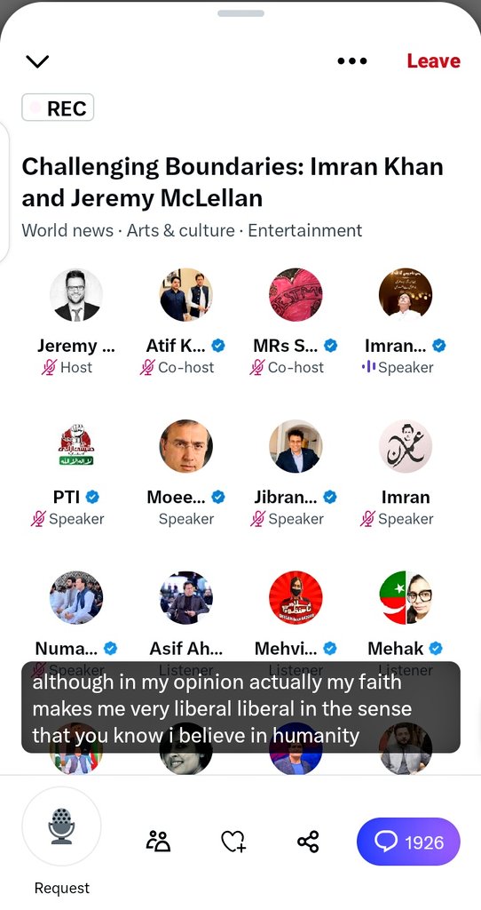 ASIFCHAHAT's tweet photo. @ImranKhanPTI 
@ASIFCHAHAT 
Space https://t.co/wTrCw0RscK