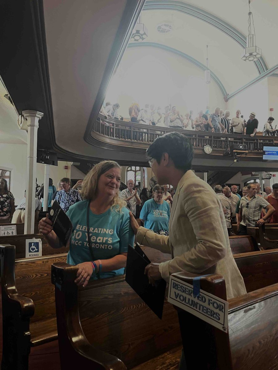 kristynwongtam's tweet photo. This year marks @MCCToronto’s 50th anniversary. They’ve been a Christian home for many in the 2SLGBTQIA community. I recall the first time I walked into this vibrant, inclusive &amp; progressive church. Like many I was changed by their affirmation. Bless them for all they do. ❤️ https://t.co/YWuJ2SN539