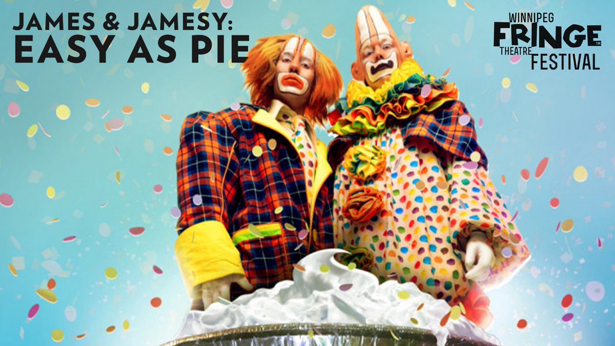 Prairie Theatre Exchange (@prairietheatrex) on Twitter photo #wpgfringe
<a href="/JamesandJamesy/">James & Jamesy</a>: EASY AS PIE
A pie. A face. James & Jamesy attempt to fuse the two together and conquer this classic of comedy. Diving into the depths of their psyches, they mine their memories for clues about what’s holding them back.
🎟️ winnipegfringe.com/performer-deta… #wpgfringe
<a href="/JamesandJamesy/">James & Jamesy</a>: EASY AS PIE
A pie. A face. James & Jamesy attempt to fuse the two together and conquer this classic of comedy. Diving into the depths of their psyches, they mine their memories for clues about what’s holding them back.
🎟️ winnipegfringe.com/performer-deta…