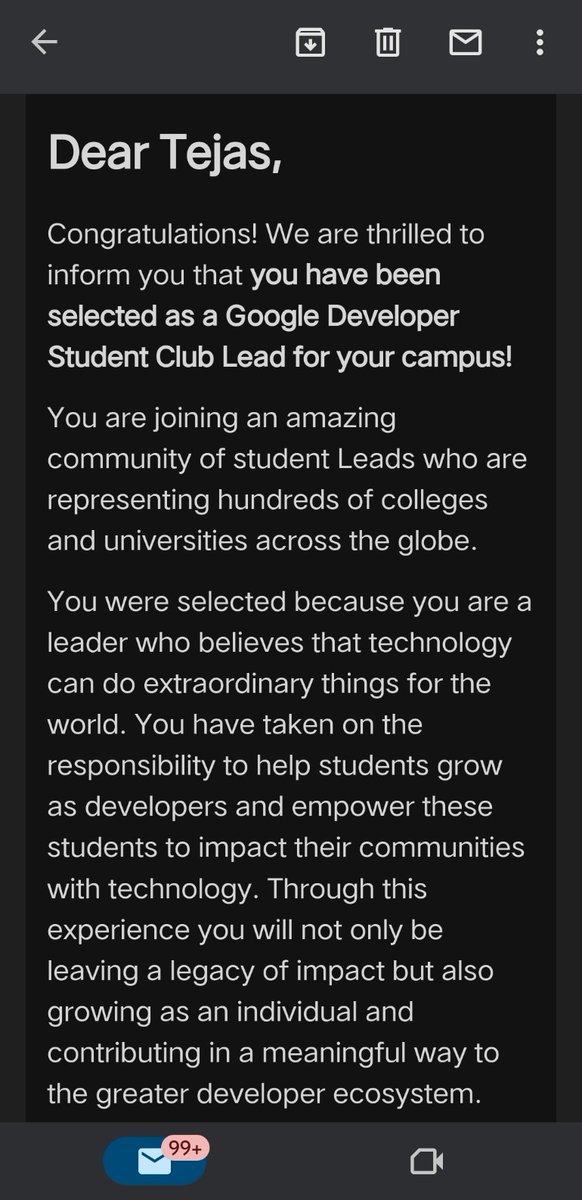 Excited to announce that I'm now the First #GDSC Lead at my campus! 🚀👩‍💻 Can't wait to empower my fellow students with the latest tech, innovative workshops, and amazing projects!. Join me 🌟 #StudentCommunity #GoogleDeveloperStudentClubs #gdsclead