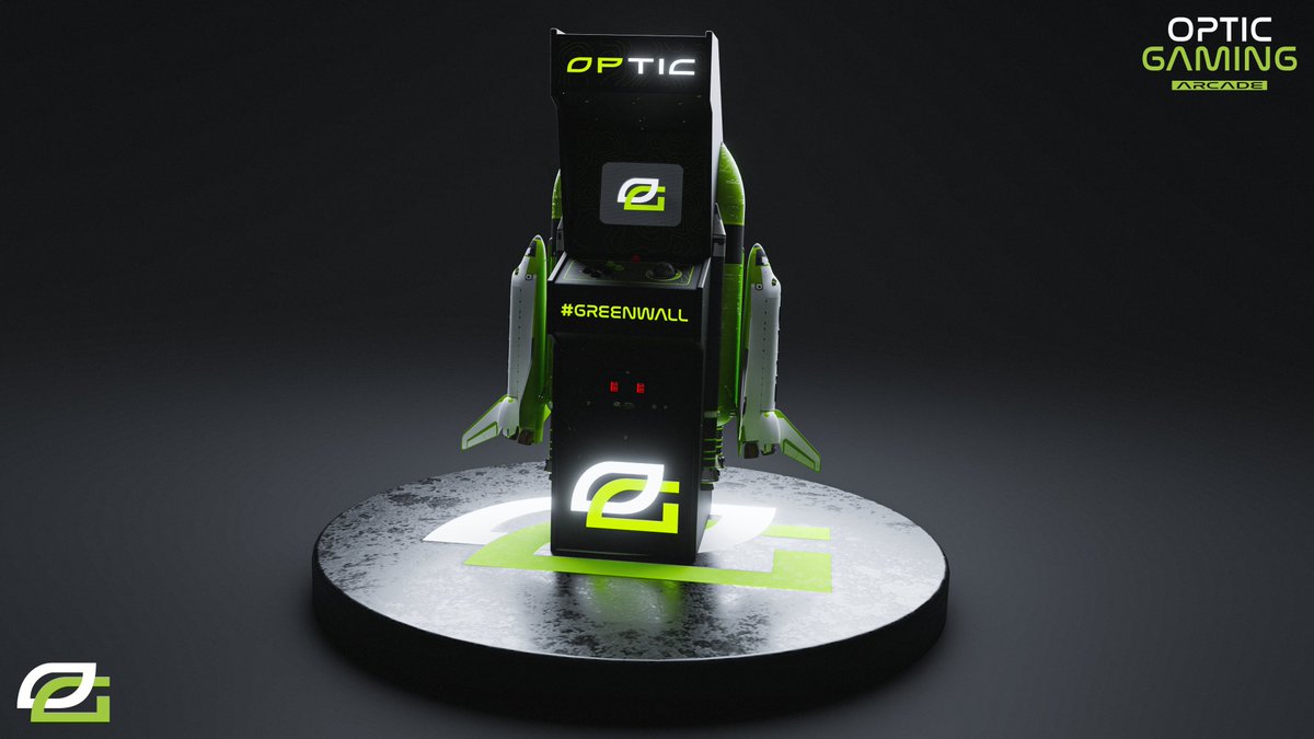 ChubbyCagle's tweet photo. Welcome to the @OpTic Arcade

This turned out way better than expected!

Rendered in Blender Cycles 4k

#Greenwall https://t.co/GuQNhluUpa