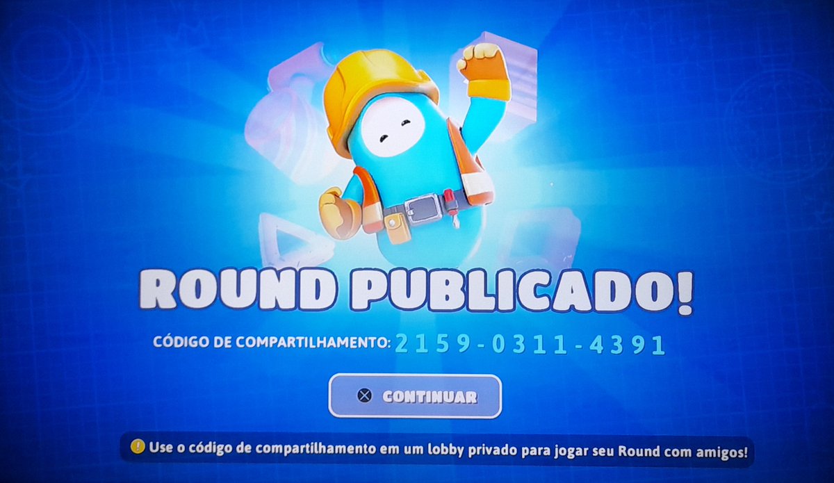 DiegoRiani's tweet photo. 07 - Mapa no Criativo Fall Guys CO-OP
código: 2159-0311-4391
@fallguys_br @FallGuysGame
#FallGuys #FallGuysCreative #FallGuysCreativeConstruction https://t.co/zX6ZXHRmuW