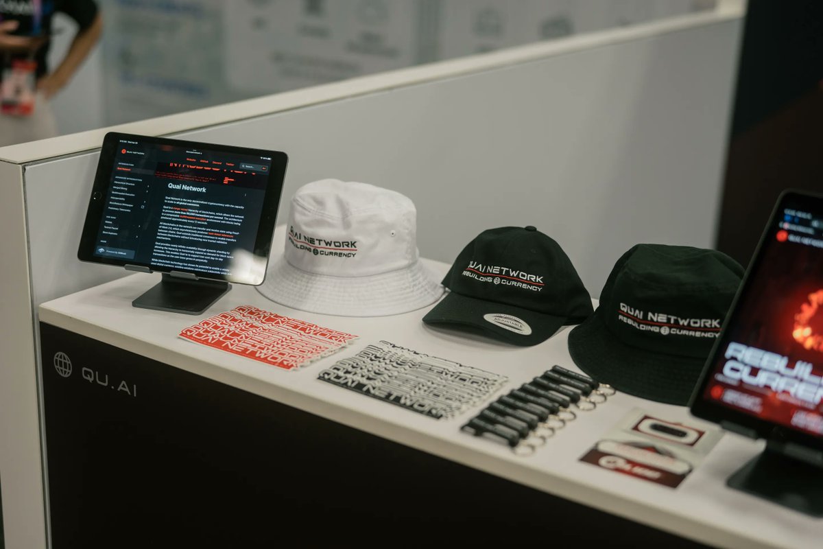 QuaiNetwork's tweet photo. The Quai booth will be back in Austin for #Permissionless2023, and in Singapore for #Token2049! 

What other conferences do you want to see the Quai booth at this year?👇 https://t.co/JWRDE2iKFA