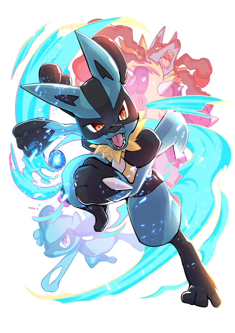 #ポケモンイラスト ルカリオ 
