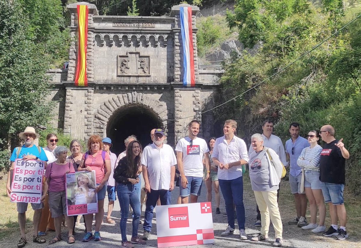 Domingo 16 julio reivindicando la reapertura de #Canfranc en el aniversario 95 de su inauguración, 30 años de lucha de <a href="/CREFCOAragon/">CREFCO</a> y casi año y medio de la despedida de Luis Granell 

Compromiso de <a href="/SumarAragon/">SumarAragón</a> con esta tierra. RE A PER TU RA 

#sumarvotodecisivo