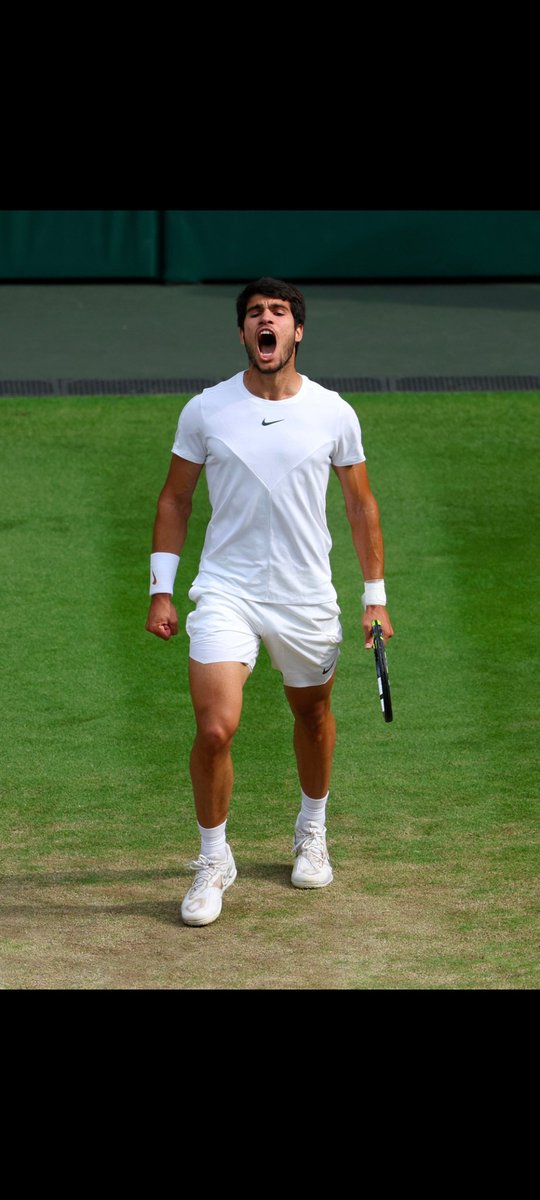 Orkatz's tweet photo. @carlosalcaraz gana en el jardin de casa de @DjokerNole  #WimbledonFinal https://t.co/HCJUZBIj1O