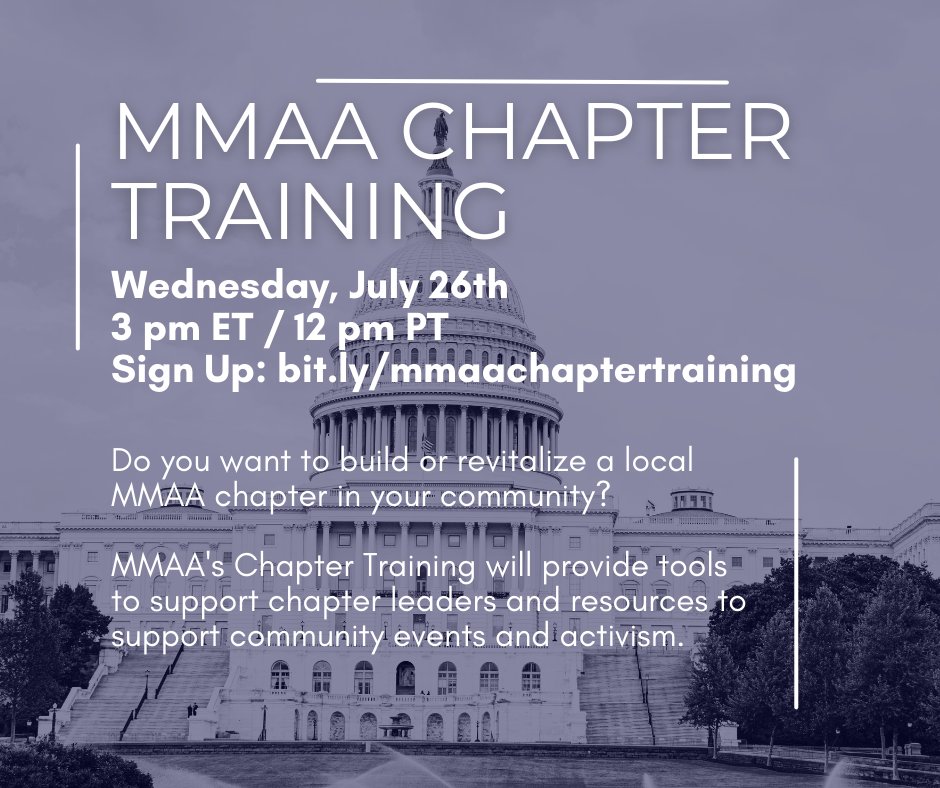 LGBTQ_Military's tweet photo. Do you want to build or revitalize a local MMAA chapter in your community? Then sign up to join us on Wednesday, July 26th at 3:00 pm ET for #MMAA Chapter Training!
https://t.co/rb7gSjnbFB
#KeepMarchingForward #LGBTQCommunity #LGBTQMilitary https://t.co/DkntEgcIHm