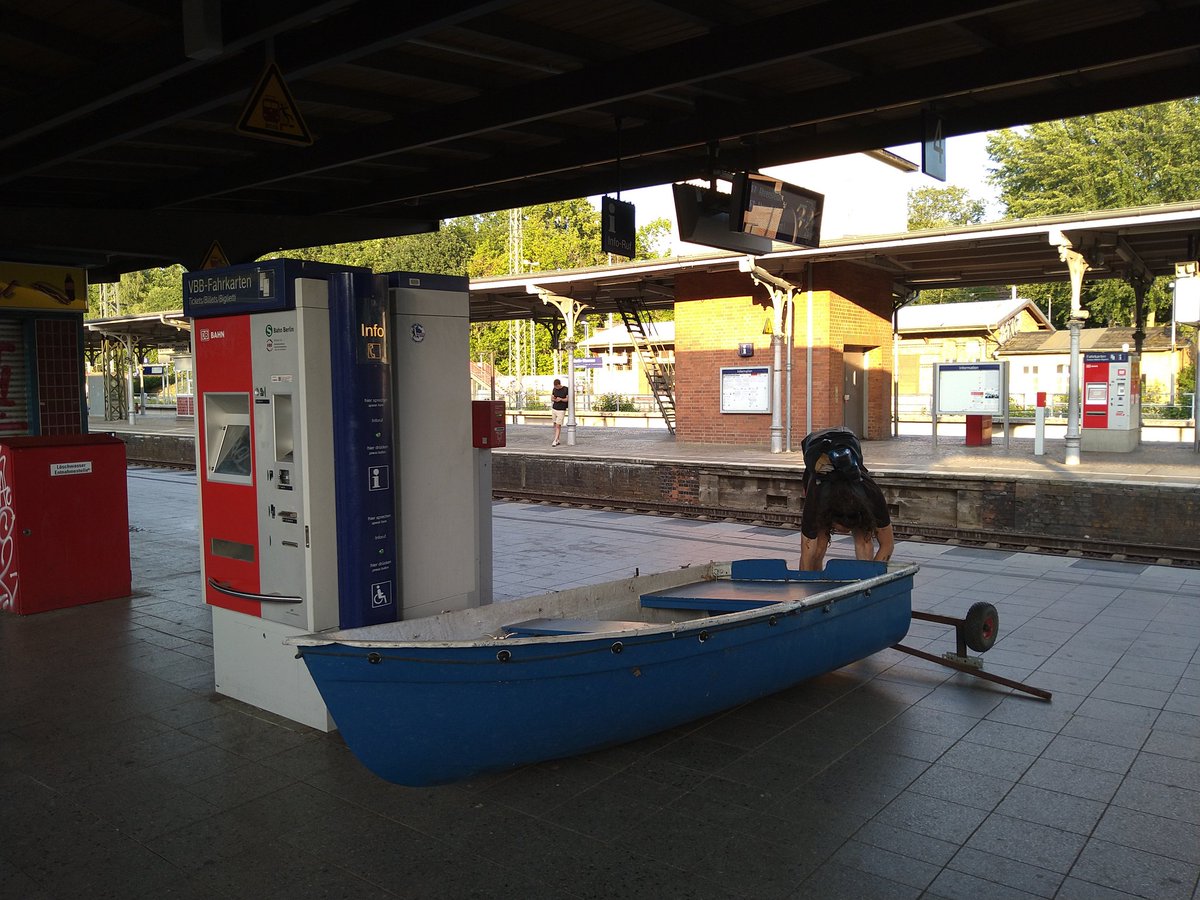 Heute in Berlin Wannsee. Braucht man dafür eine Fahrradkarte?