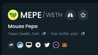 Mouse Pepe $MEPE tweet media