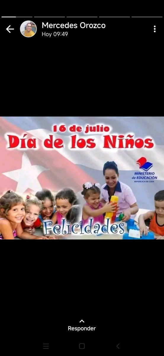 Muchas felicidades para todos los niños de #Cuba en éste tercer domingo de julio. Porque los niños son los que saben querer porque los niños son la esperanza del mundo
#DiaDeLosNiños