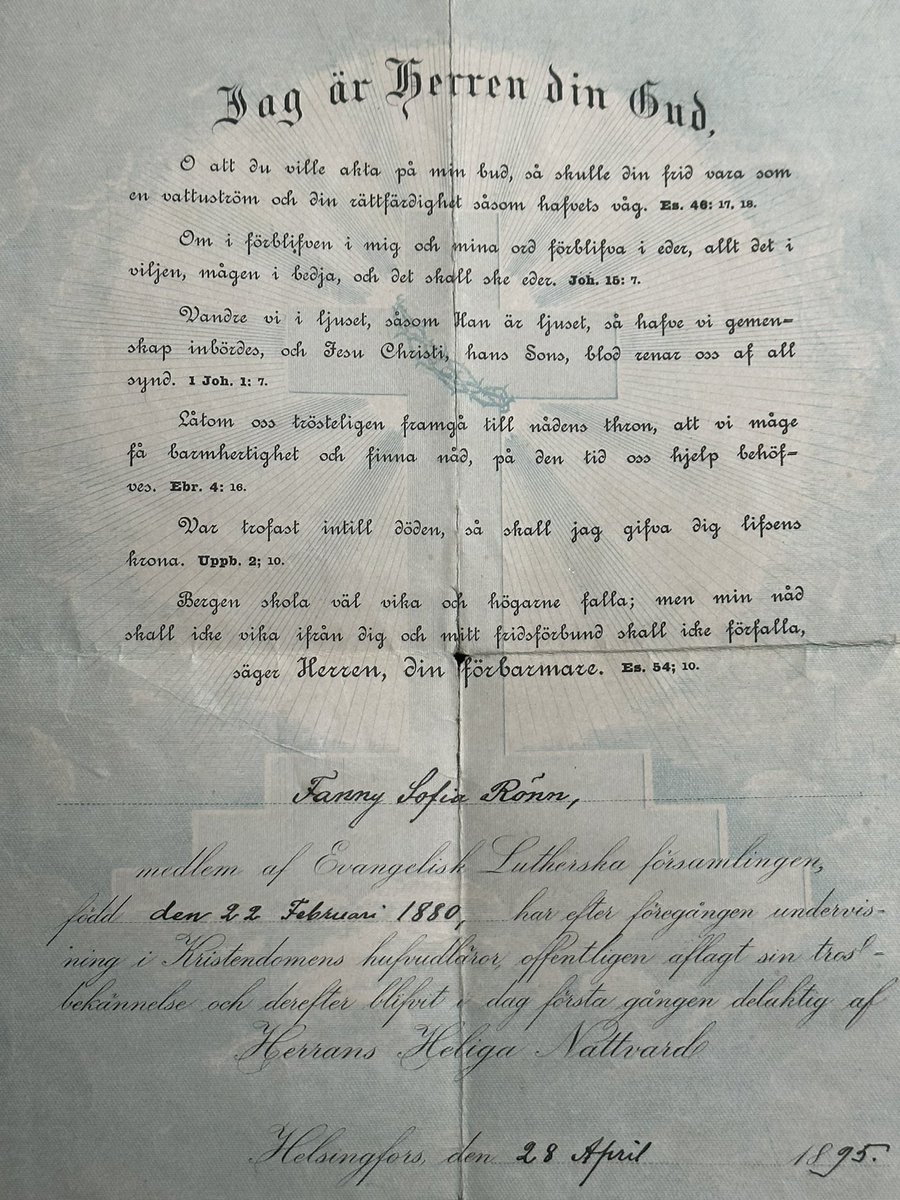 #sweeden
 Does anyone know what this old paper from the 1800’s is?