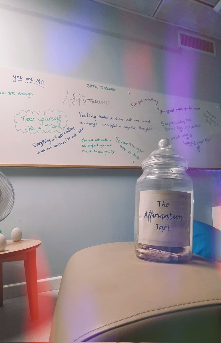 HeatherWardLPT's tweet photo. Our lovely ladies have been enjoying our wellbeing sessions in the sensory room. This week we've been sharing positive affirmations and practicing coping skills with breath exercises and fidget toys. 

@BradgateUnit @LPTChair @LPTnhs @LPT_Activities @Raising_Health_ https://t.co/b4wO85TgEL