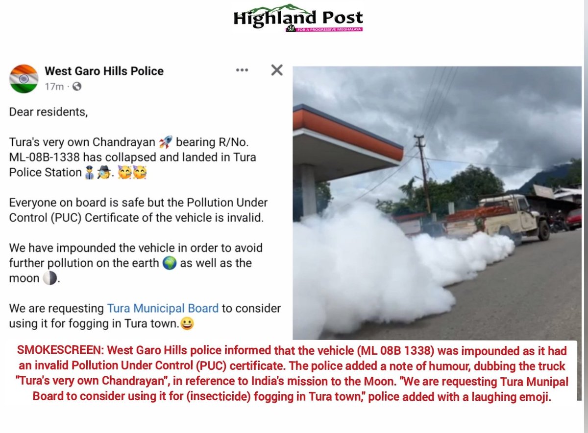 PostHighland's tweet photo. #MeghalayaNews #highlandpost #MeghalayaPolice #NewsUpdate #Meghalaya #citizensconcern #westgarohillls #tura https://t.co/ToMMBy7oQz