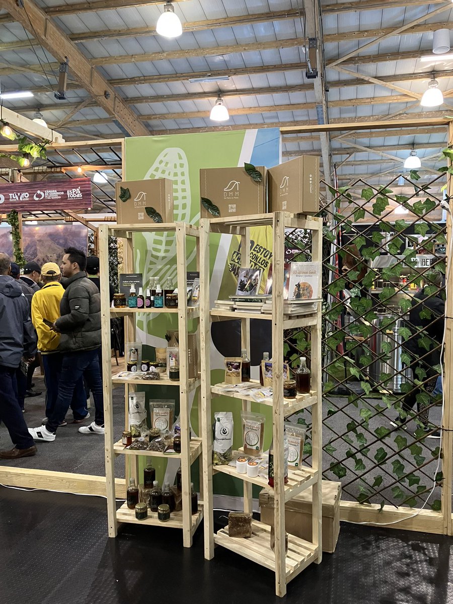 Great to see @nijmeijer_tanja and @EcomunCo @DMMPaz Co-ops set up by former combatants as part of the 2016 peace process selling such an impressive range of products at the agricultural expo in Bogotá. #solidarityeconomy