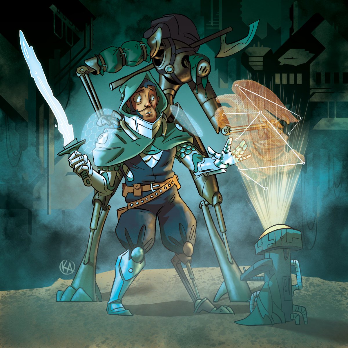 This knight and squire for sure.