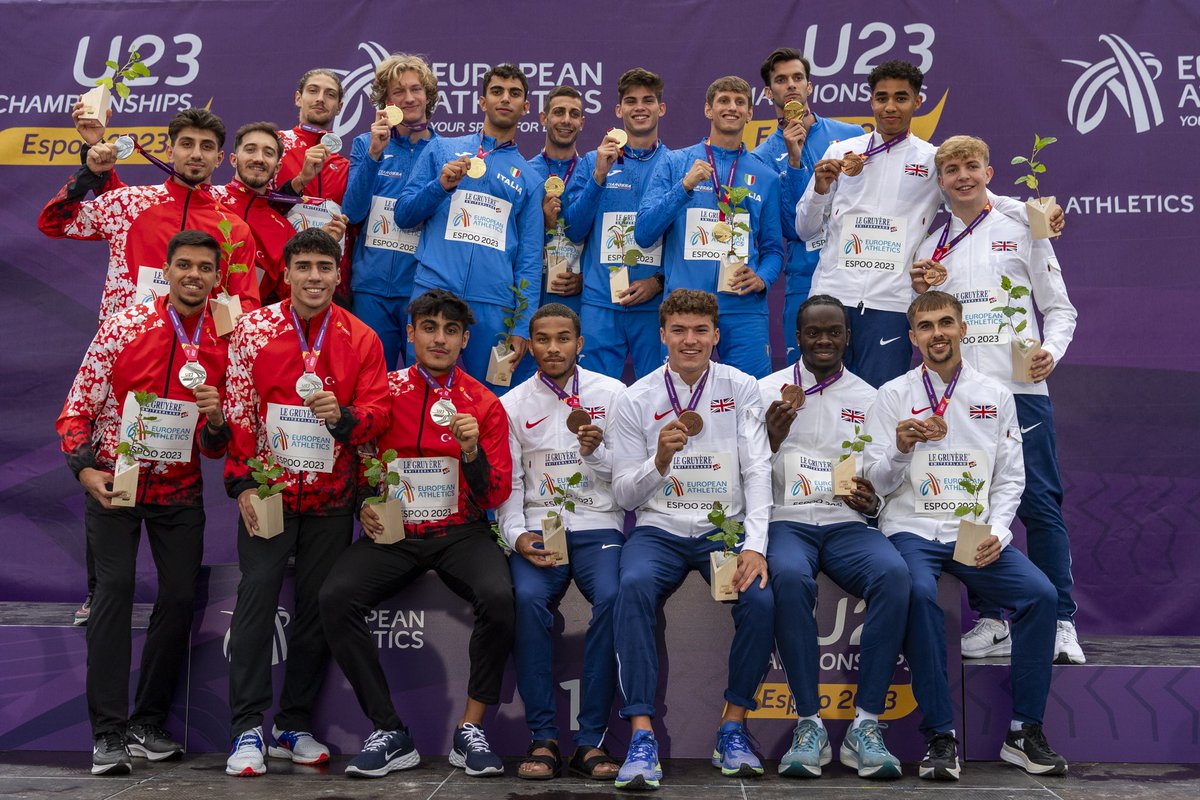 European Under-23 bronze for GB in Espoo, with <a href="/FauldsEd/">Ed Faulds</a> anchoring in 45.35.

The way that this guy has fought back after a tough summer last year is insane. 

You're going places EF

Huge respect to Ed &amp; coach <a href="/JamesWright110/">James Wright</a> ⚡️⚡️

📷 <a href="/GettyImages/">Getty Images</a> Jurij Kodrun